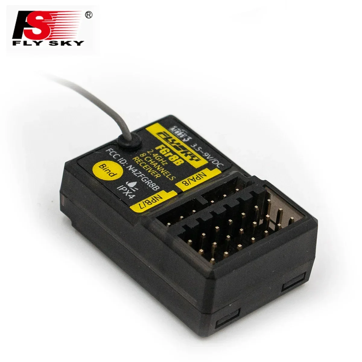 Flysky FGR8B 2.4G AFHDS3 8CH Multi Signal Receiver PWM PPM IBus Output Fit PL18 NB4 NB4 Lite FRM302 RC Boat Parts