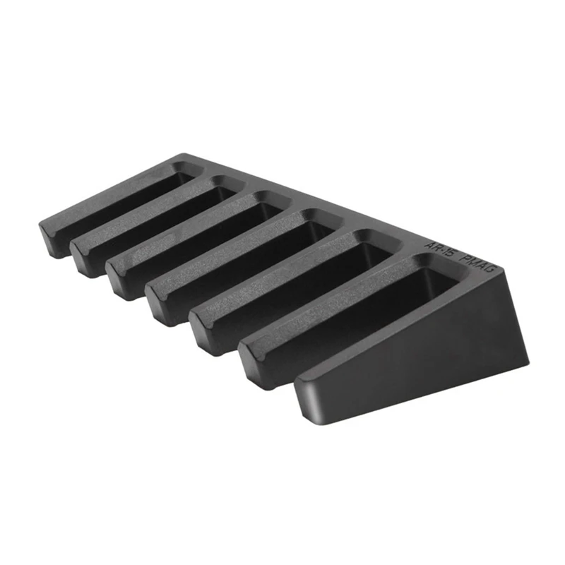 ABWR-PMAG Kit de montagem em parede Rack de exibição de rack de armazenamento padrão de montagem em parede com 6 slots para casa, seguro, gabinete