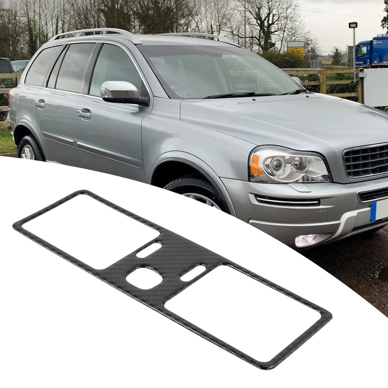 Car Styling 26*9*1 Decoration Panel Car Accessories Dirt-Resistant Easy Installation Epoxy Coating For XC90 2003-2014