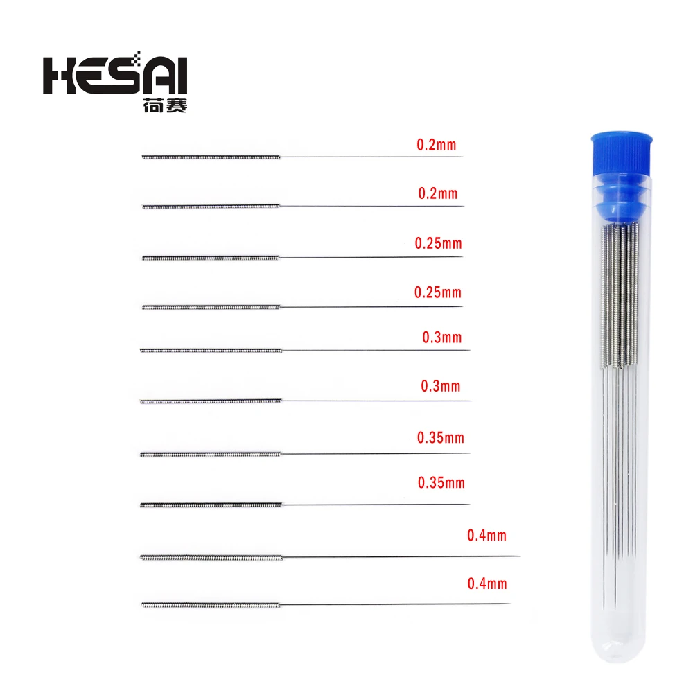 Stainless Steel Nozzle Cleaning Needles tweezers Tool 0.2mm 0.25mm 0.3mm 0.35mm 0.4mm Drill For V6 Nozzle 3D Printers Parts