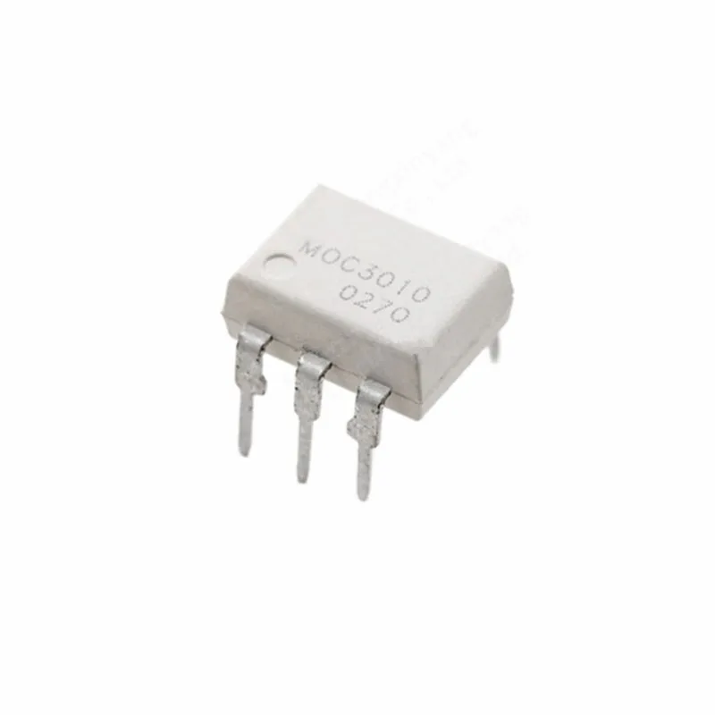 10PCS MOC3010 In-line DIP-6 tri-terminal bidirectional thyristor optocoupler MOC3010M