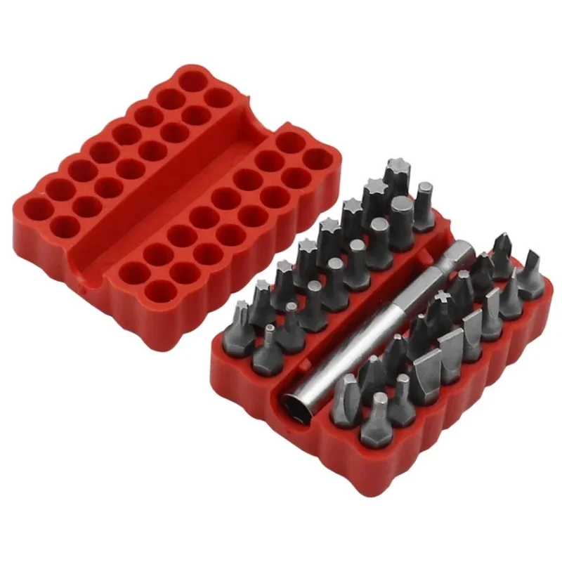 33-teiliges Sicherheits-Bit-Set mit magnetischem Verlängerungs-Bithalter, Anti-Demontage-Sternschraubendreher-Bit-Set, Schnellwechsel-Bithalter – Detail 7