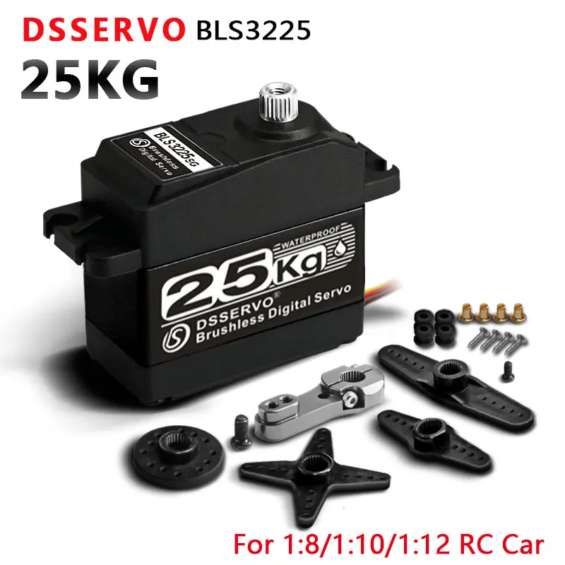 BLS3225 Digital Servo 25KG Brushless High-Torque Waterproof Metal Gear 25T for RC Car Boat Robot DIY 4.8-8.4V HV