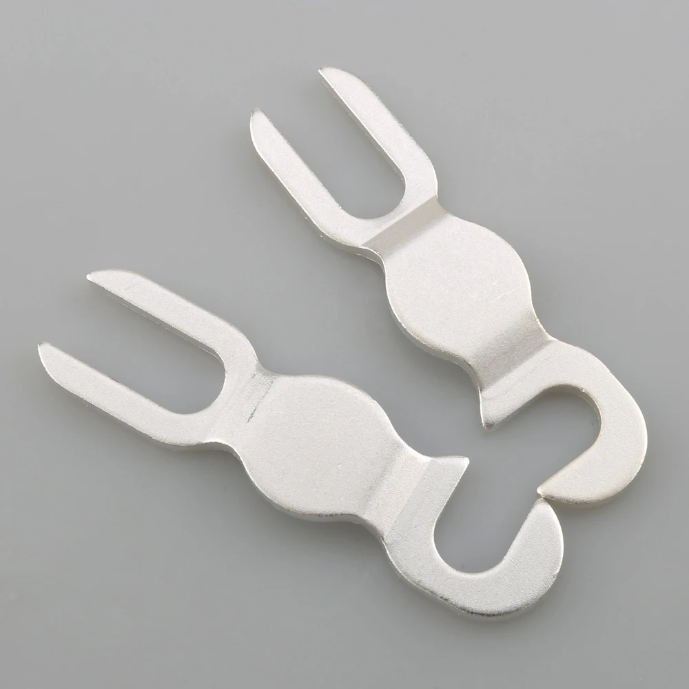 Hohe Qualität Audiocrast 7N Rot Kupfer KTV Lautsprecher Kabel Jumper U Gabel Audio Terminal Stecker