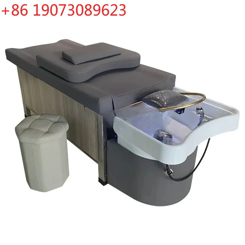 

Stainless Steel Hair Treatment Shampoo Bed Barber