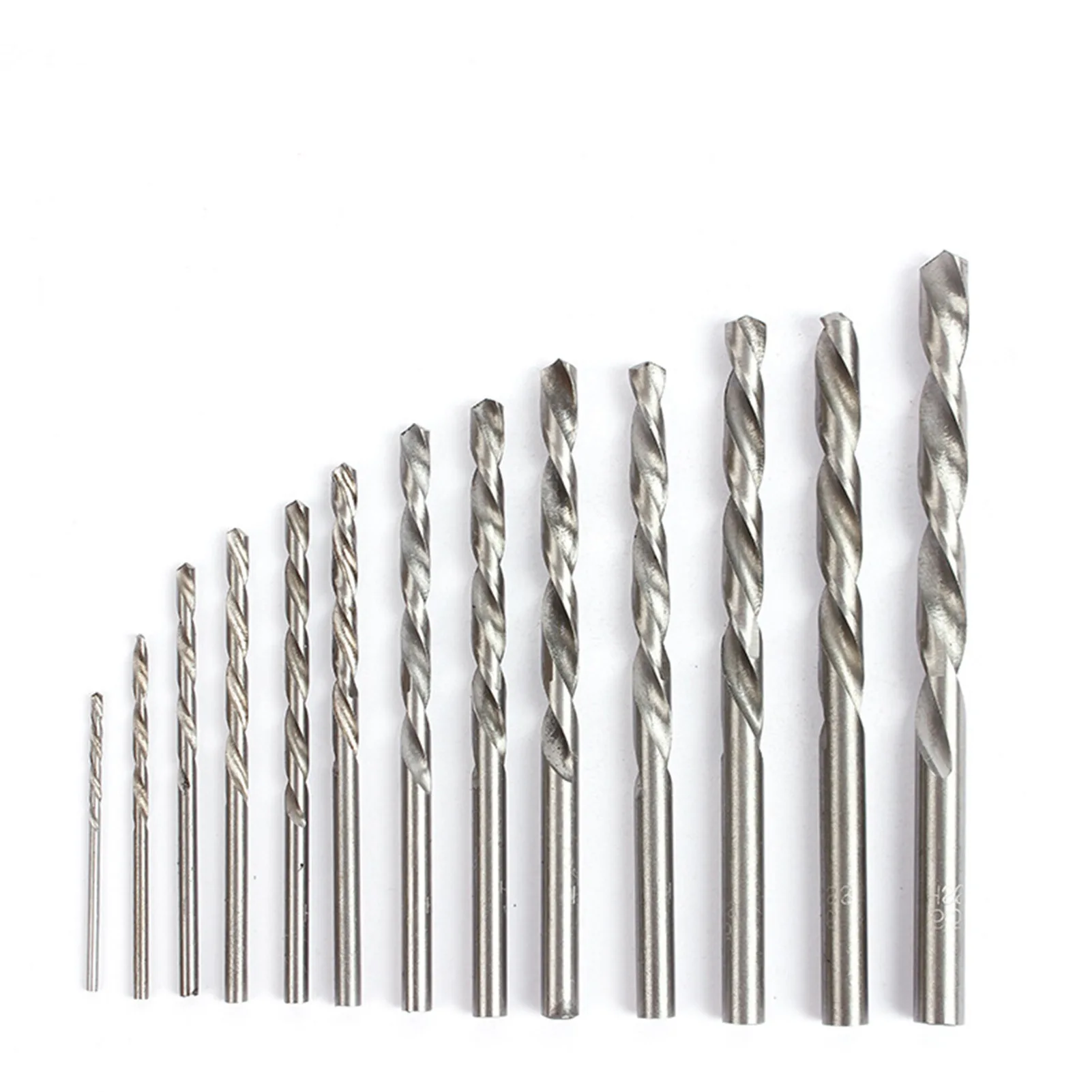 Set di punte elicoidali per perforazione in acciaio inossidabile con punta elicoidale HSS per metallo duro da 13 pezzi con custodia