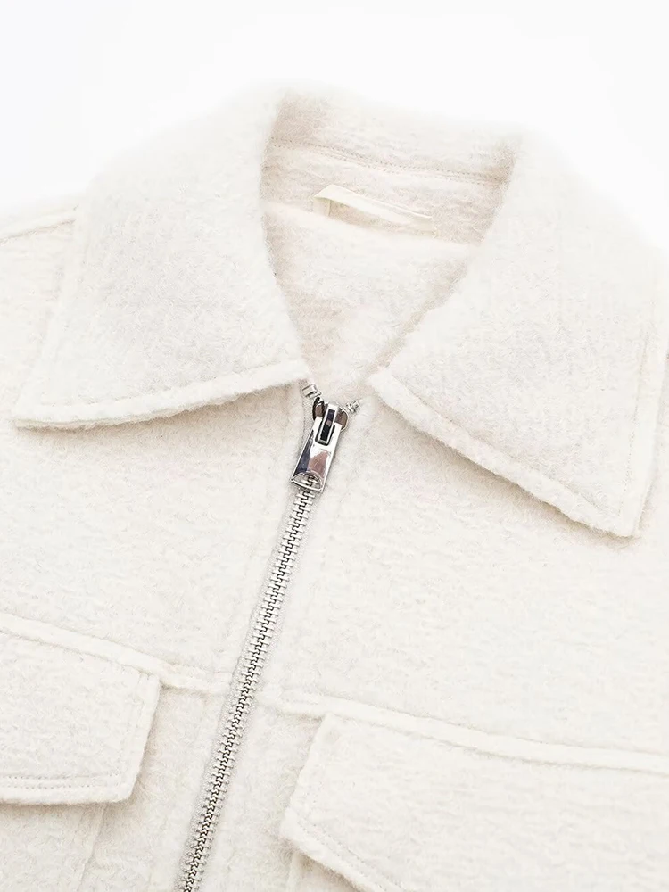 Faionable Lose ort Perle Kunstleder Jaet frauen Straße Sle Zipper Casual Abnehmen Oberbekleidung Herbst Neue Ankunft