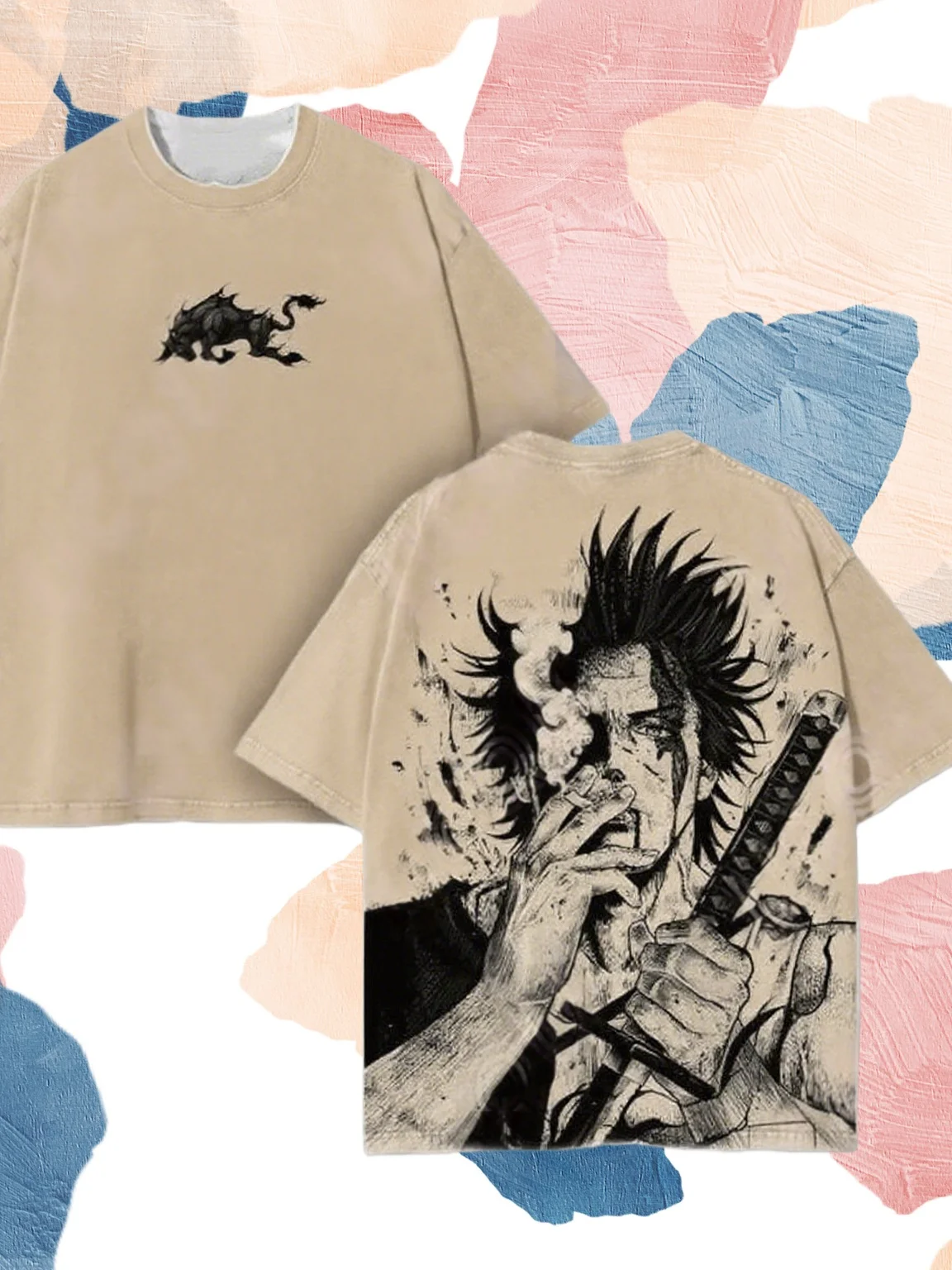 2026 Heißer Yami Sukehiro Graphic Black Clover Manga T-Shirt Neu Oversized für Herren und Damen Lässige Streetwear – Detail 11