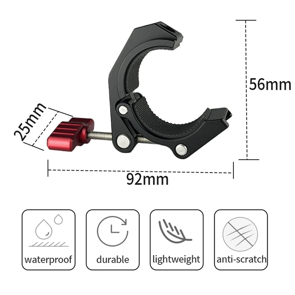 Bicycle Motorcycle Handlebar Bracket Super Clip Suitable for Action Camera Tripod Clip