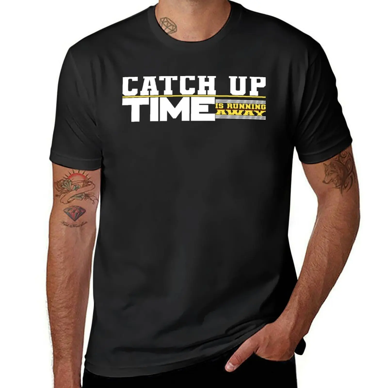 Catch up time T-Shirt hippie clothes vintage clothes Men's t shirts