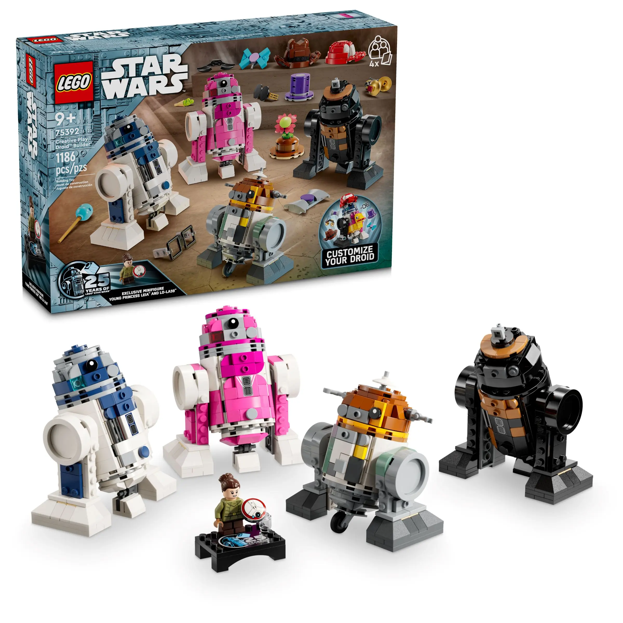 LEGO ®   Звездные войны ™   Набор Creative Play Droid Builder (75392) для мальчиков и девочек и любых фанатов в возрасте от 9 лет, 1186 предметов