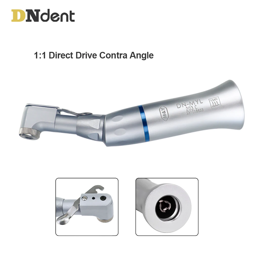 Dental Low Speed Dentist Handpiece Tools Against Low Rotation Dental Contra Angle Latch Chuck Key Type