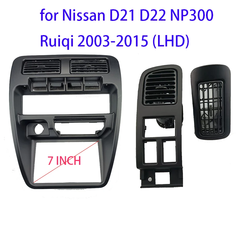 

for Nissan D21 D22 NP300 Ruiqi 2003-2015 LHD Car instrument panel radio panel, air conditioning outlet panel, outlet assembly