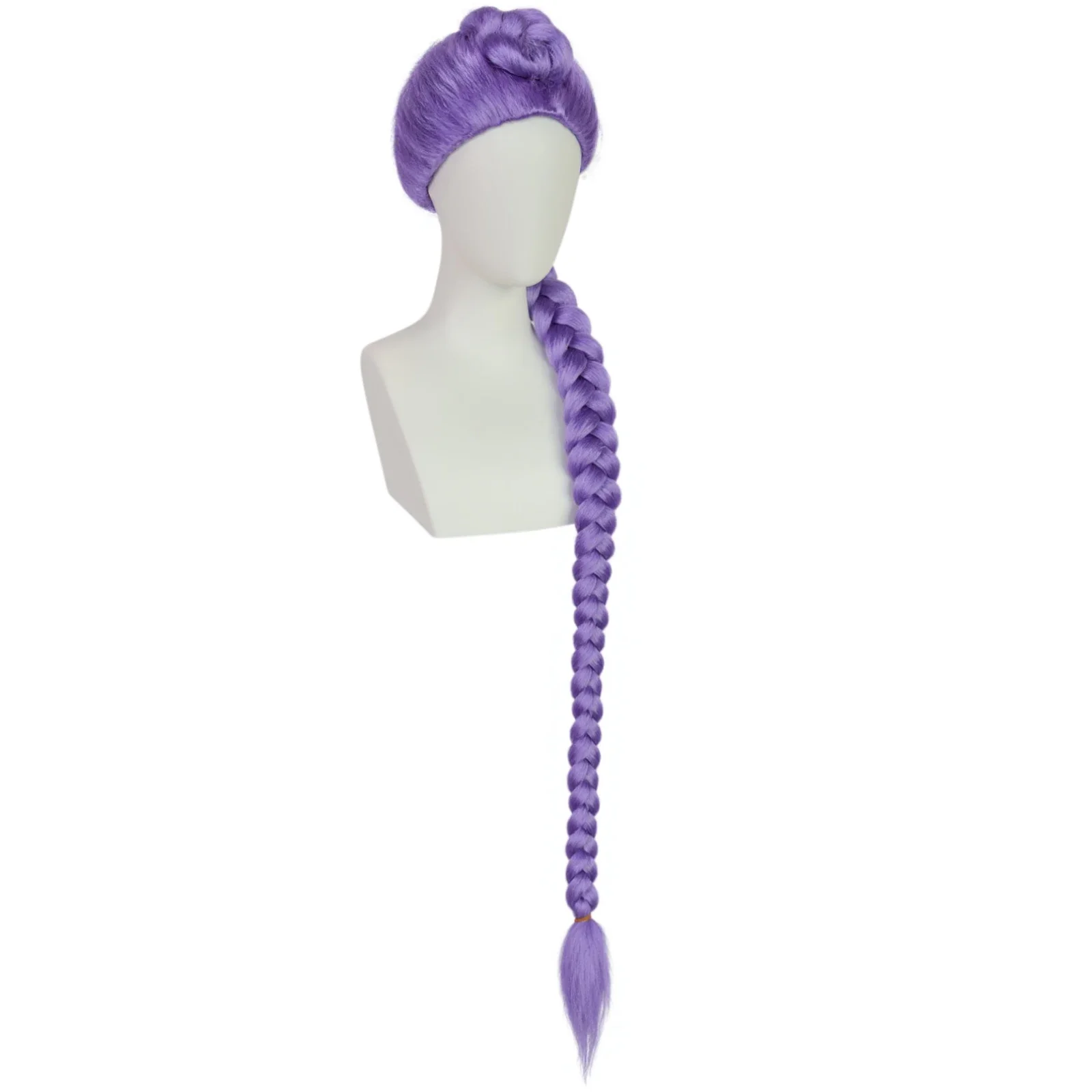 ﻿ Synthetische Perücke Kpop Girl Group Cosplay Perücke Halloween Frauen gemischte Farbe Lila Kunstfaser Perücke für Frauen