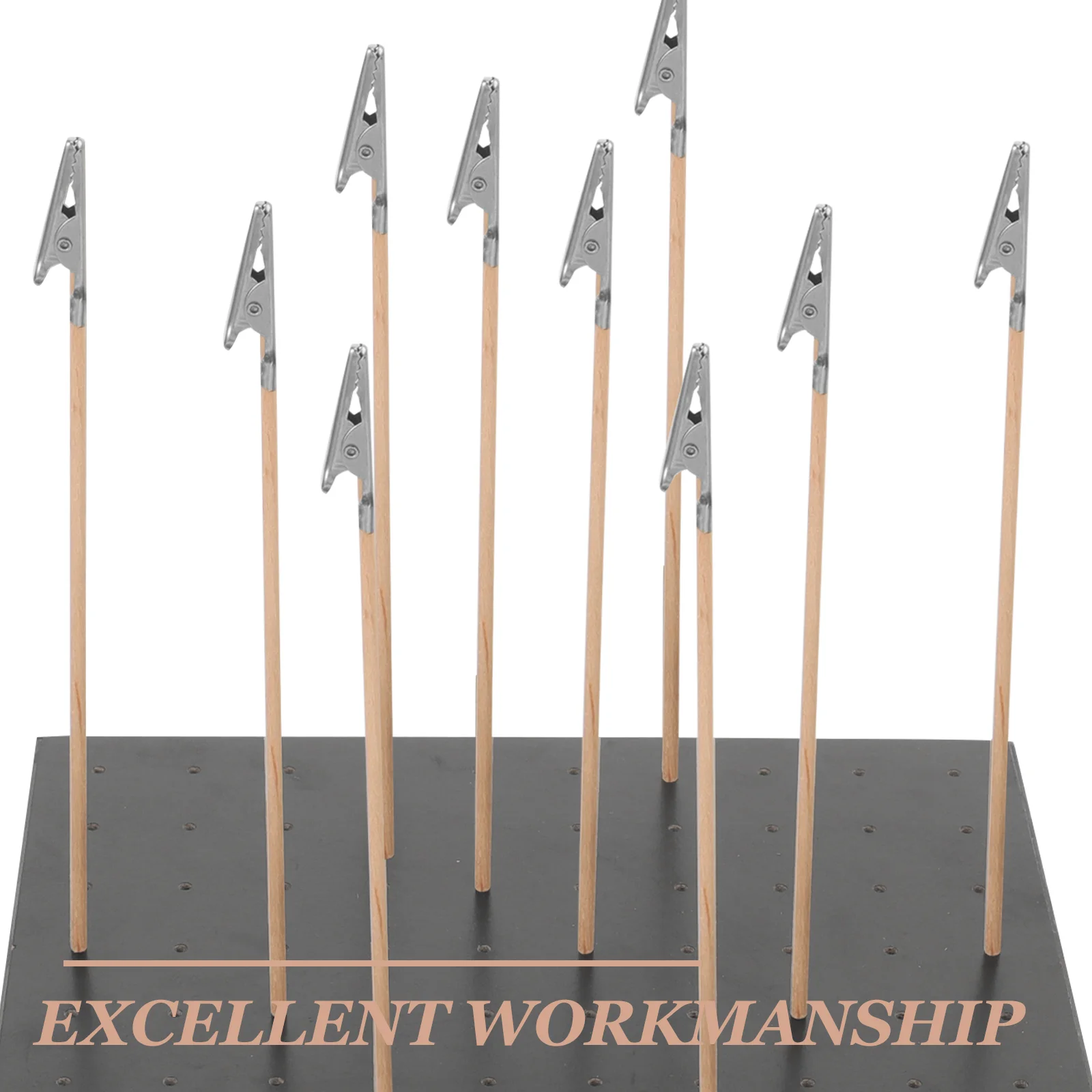 Spray Paint Stand Set Clip DIY Model Coloring Bases Stick Plastic Bamboe Modellen Gereedschap Clips