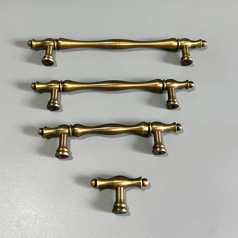 New Bronze Cabinet Handle Personalized European Furniture Door Handle Creative Wave Shaped Shoe Cabinet Drawer Handle