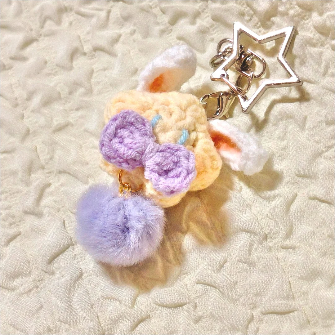 

Anime Love and Deepspace Xavier Bag Pendant Keychain Knitting Handmade Ornaments Cospaly Cartoon Accessory Gift