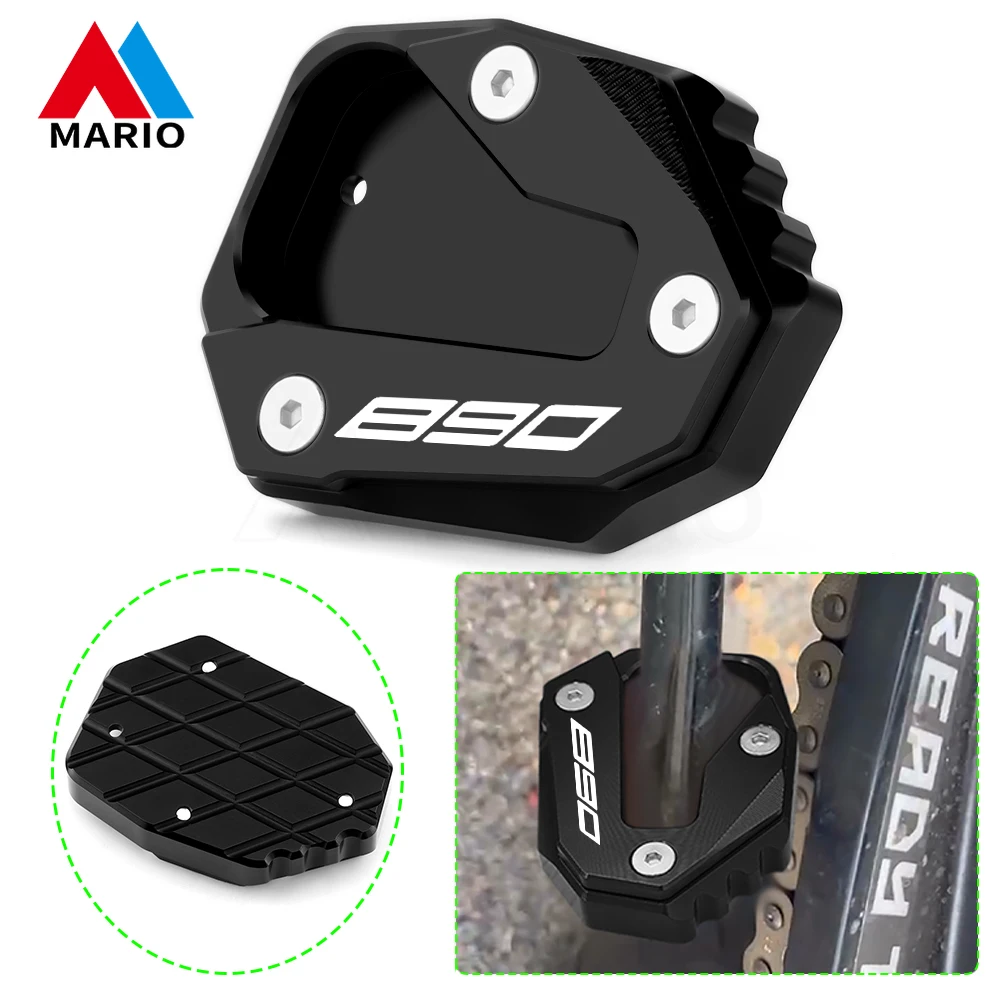 

For KTM 890 Duke 890 Duke L/R 2020-2023 890 Duke GP 2021-2023 Motorcycle Kickstand Extender Foot Side Stand Extension Foot Pad