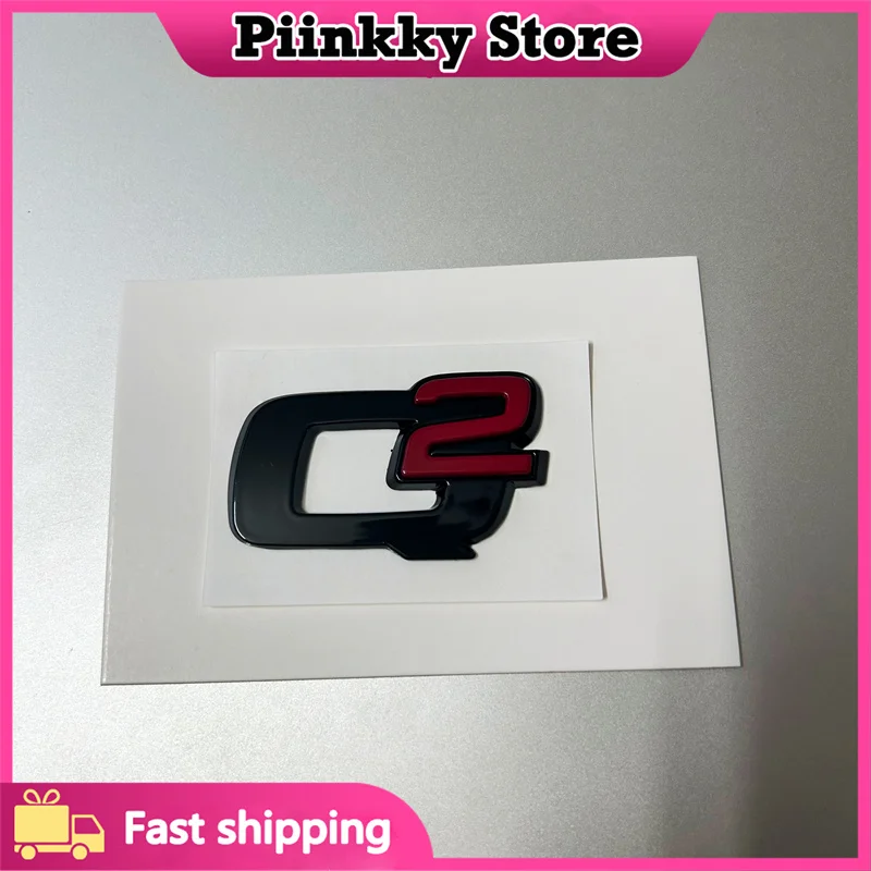Stiker dekorasi huruf ekor logam mobil, untuk Q4 Giulia stapvio Aksesoris modifikasi eksterior