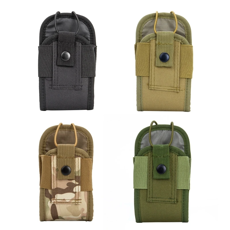 

Tactical Radio Storage Bag Two Way Walkie Talkies Heavy Duty Pouch Interphone Case Holder Holster Adjustable Carry Bag