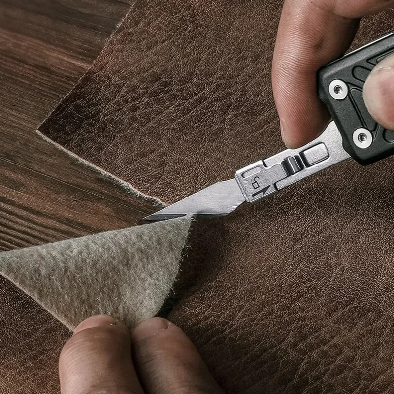 Xiaomi Newest NexTool E1 Pocket Multitool 10 in 1 EDC Multi Functional Tools Replaceable Carving Knifes Folding Scissors Home