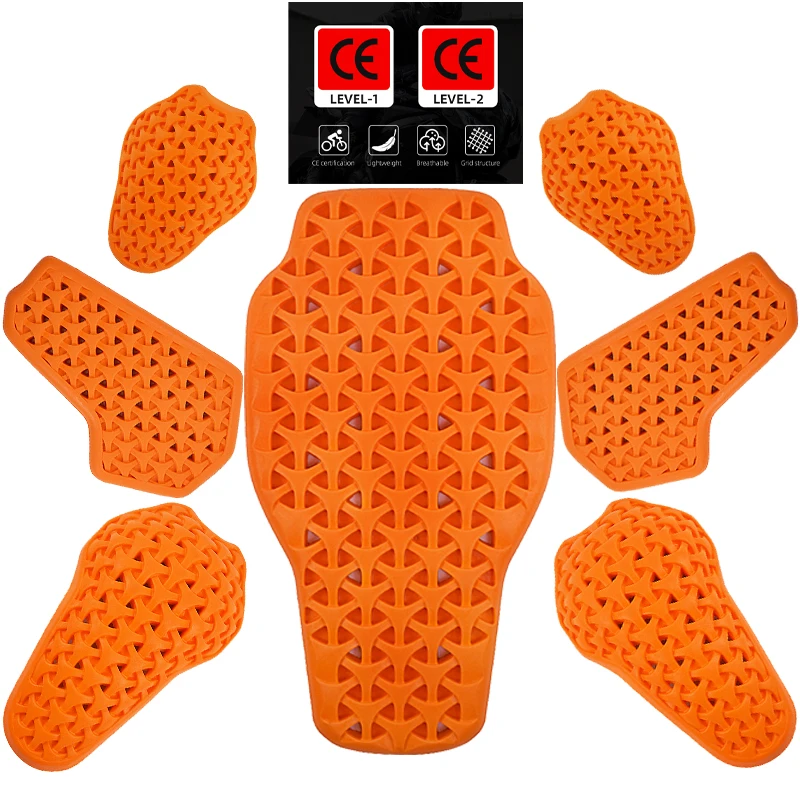 

CE Series Built-in Guards Motorcycle Jacket Protective Gear Moto CE2 Protector Back Elbow Shoulder Knee Pads Motocross Equipment