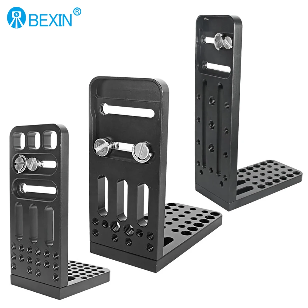 BEXIN Profession Camera Video L Plate DSLR Stand Stabilizer Universal L Bracket Plate Screw Hole Fixing For Shoot Camera Video