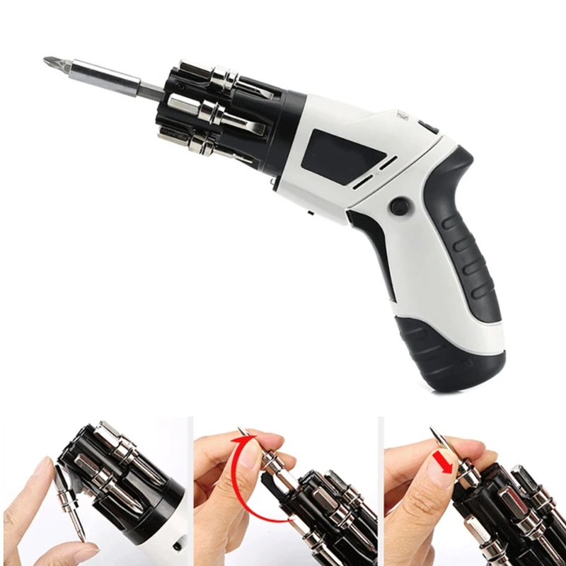 Mini Household Multi-purpose Rechargeable Nickel-cadmium Battery Electric Drill Screwdrivers Power Hand Tools