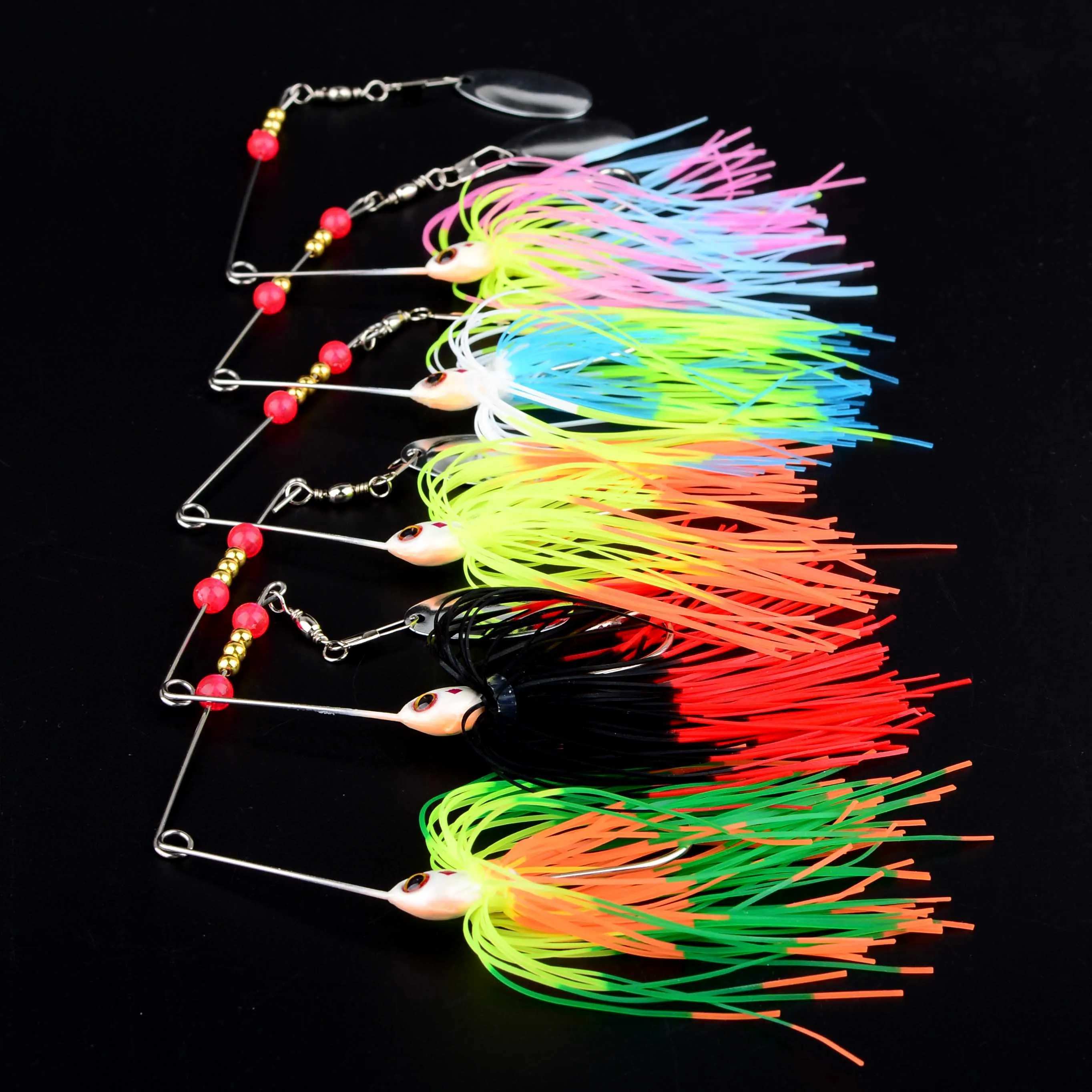 1pc Swivel Fish Hard Bait Fishing Lures Sinking 11g Spinner Spoon Artificial Baits Metal Sequins Spinnerbait Wobblers For Pike view 4