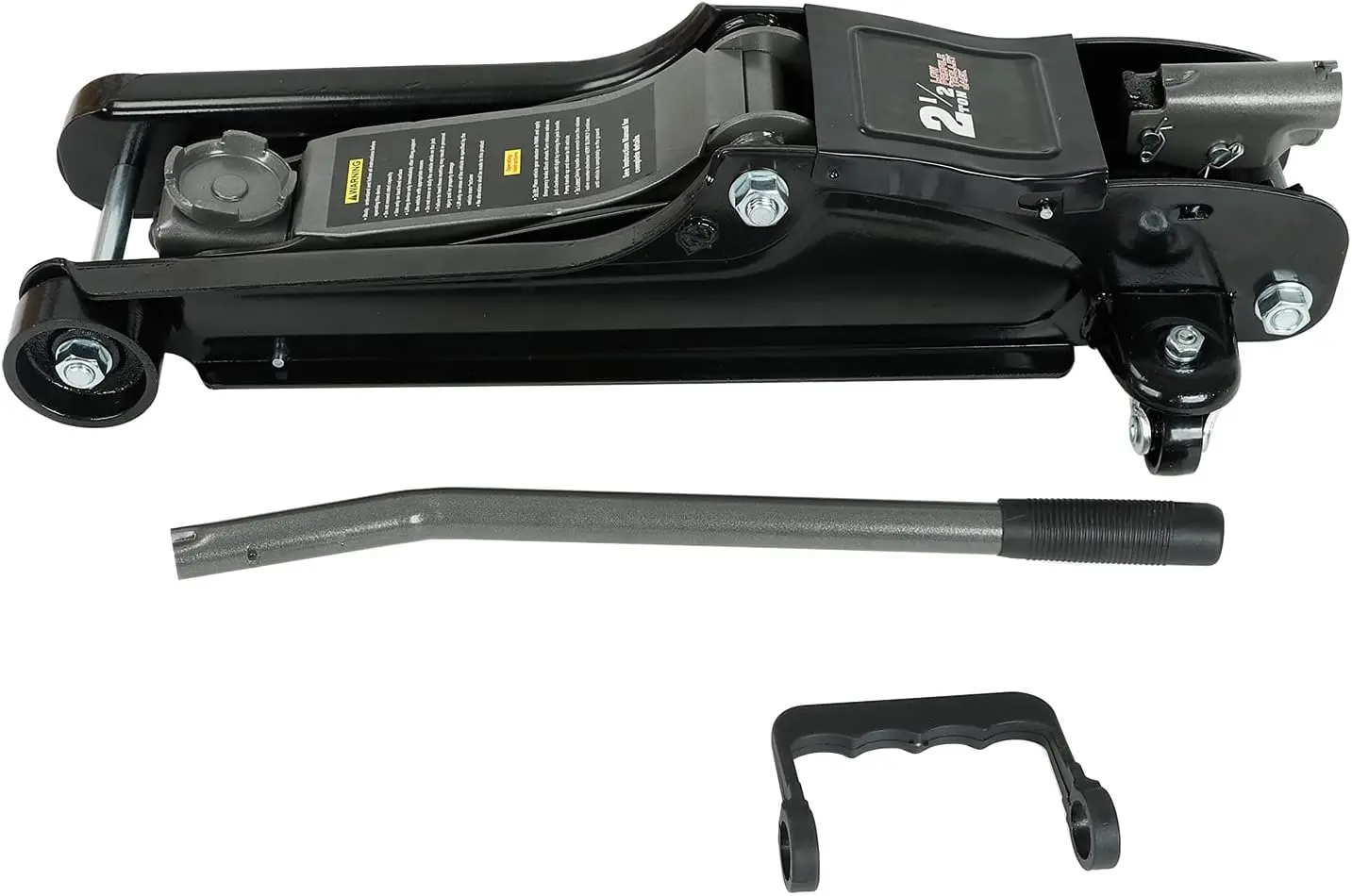 

2.5 Ton (5,000 LB) Low Profile High Lift Floor Jack Aluminum and Steel Car Truck Tire Change Lift for High Body Frame Cars