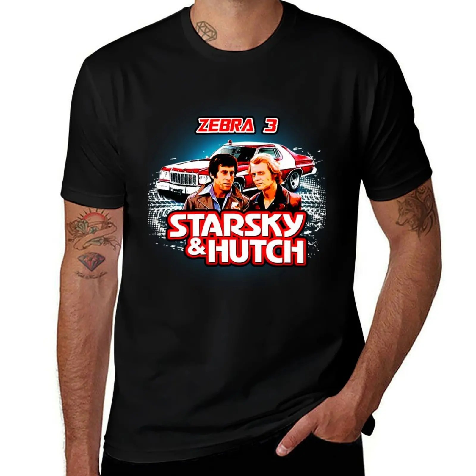

Starsky t men 100% TV series Hutch T-Shirt t man shirts cotton cotton shirt and