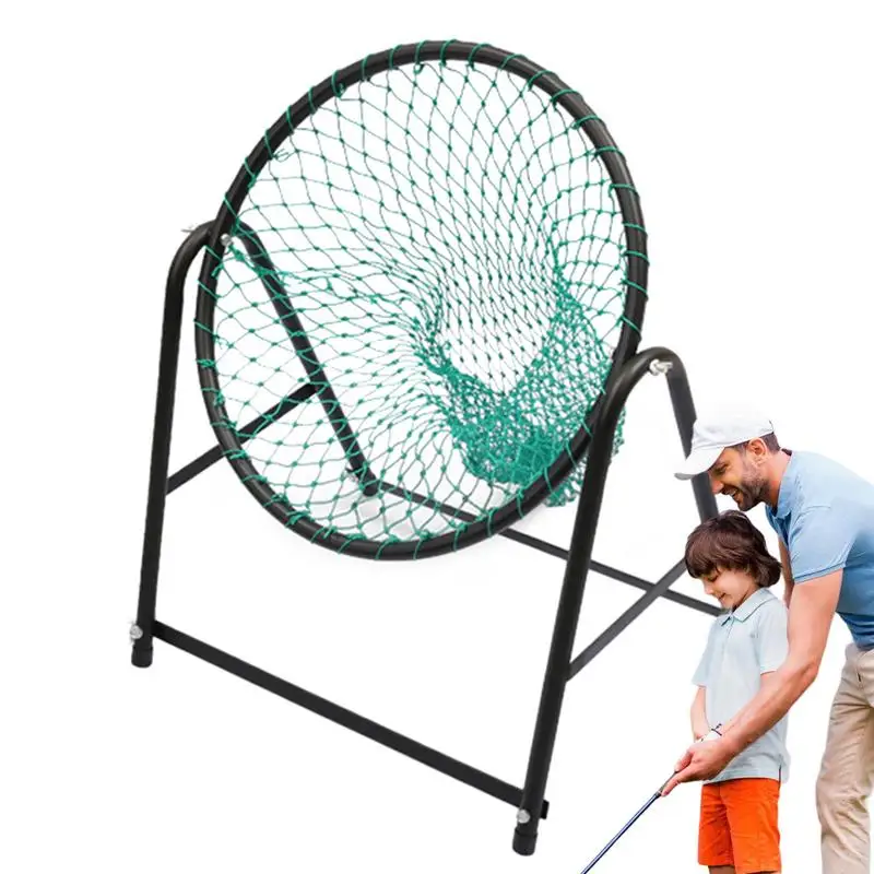 Indoor Golf Net Practice Net Set For Golf Training Indoor Golfing Target Accessories Golf Ball Net And Chipping Mat For Golfers