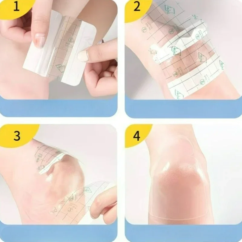 Fersenpolster, rissfester Absatz, Schuhe mit hohen Absätzen, Absätze, verschleißfester Fußpflaster-Schutz, unsichtbares und transparentes Fußpflege-Werkzeug