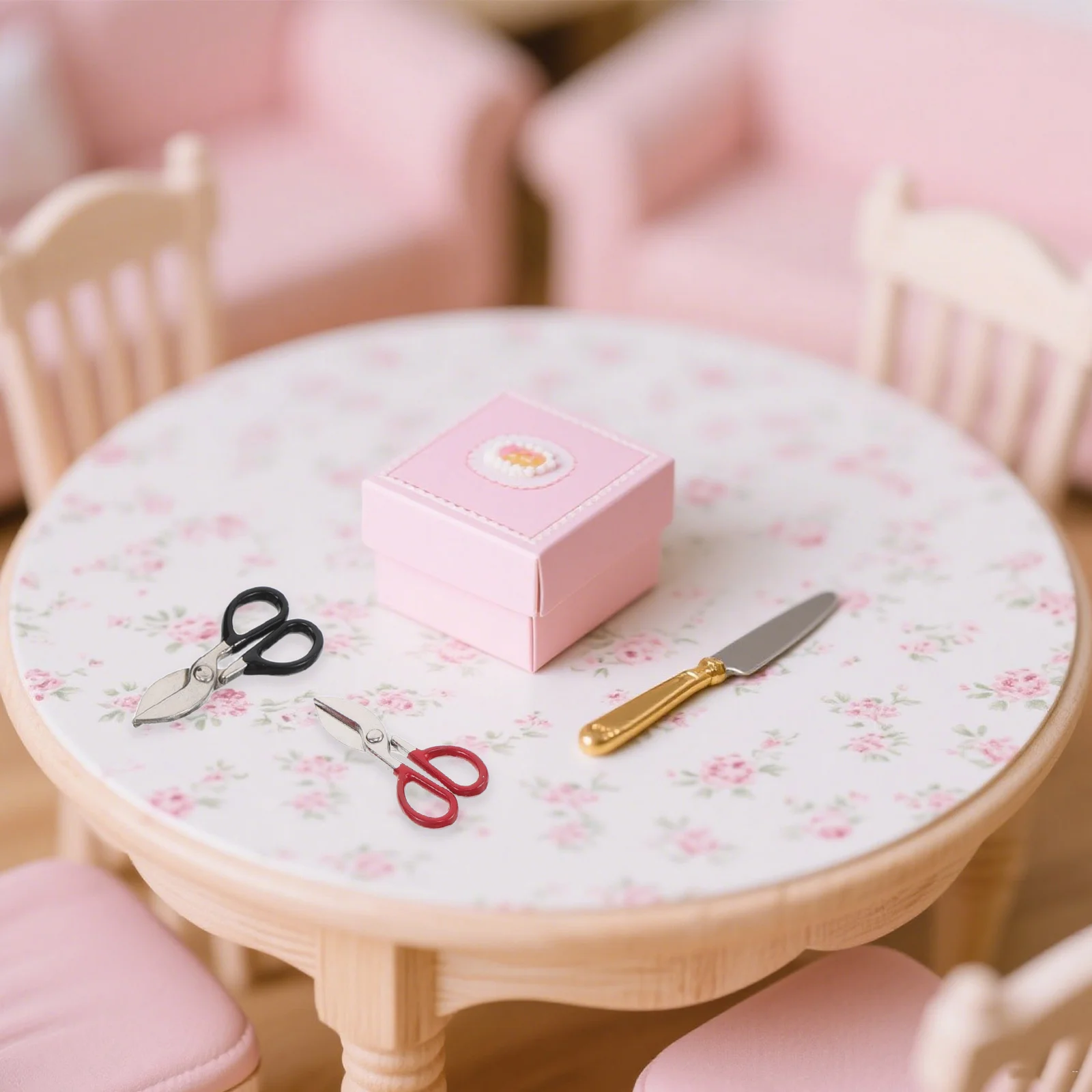 2-teiliges Miniatur-Werkzeugset, kompakt, für Puppenhaus-Zubehör, realistische kleine Werkzeuge, Mikro-Landschaftsdekoration, Mini-Reparaturset aus Eisen