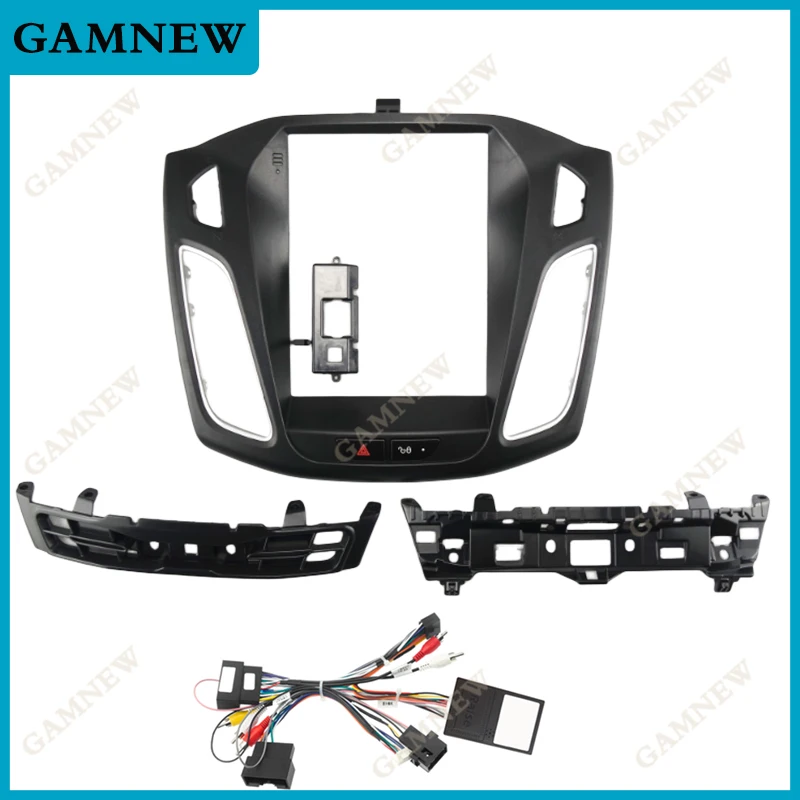 9.7 Inch For Ford Focus 2012-2015 Android WIFI GPS MP5 Player 2 Din Head Unit Fascia Stereo Car Radio Panel Dash Frame Cover