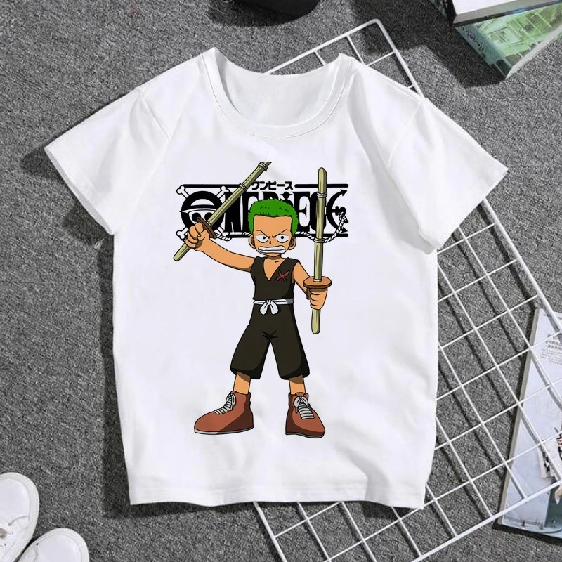 

Футболка унисекс с принтом One Piece (Луффи, Зоро), хлопок, короткий рукав, летняя, повседневная, универсальная, в стиле Y2K, 2026