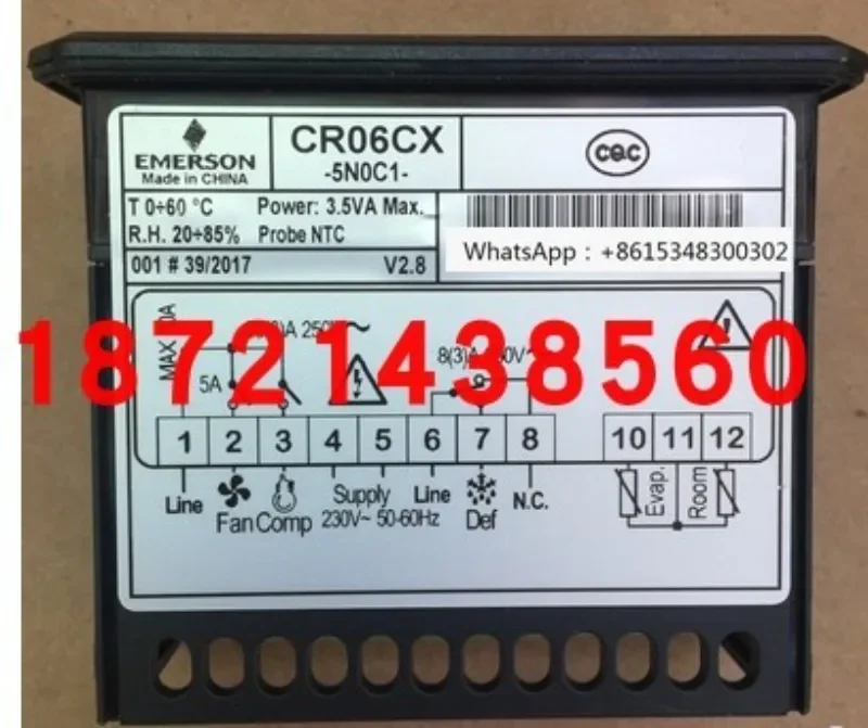 

CR06CX Temperature Controller CR06CX-5N0C1 Star Refrigerator Temperature Controller XR02CX-5N0C1