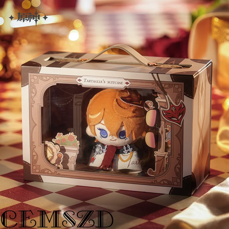 [Genuine] miHoYo Game Genshin Impact Tartaglia FES Cosplay 110mm Scene Gift Box Anime Cartoon Accessories Props Halloween Gifts