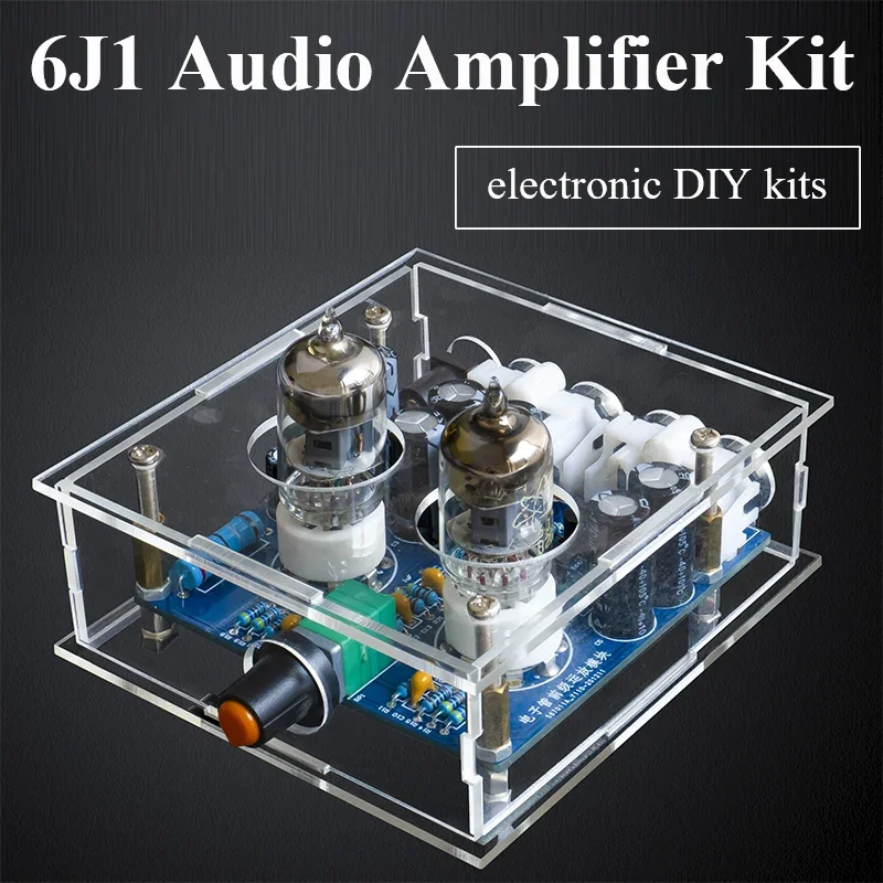 진공관 증폭기 DIY 키트 Hi-Fi 6J1 튜브 프리 앰프 전력 증폭기 납땜 연습 회로 기판
