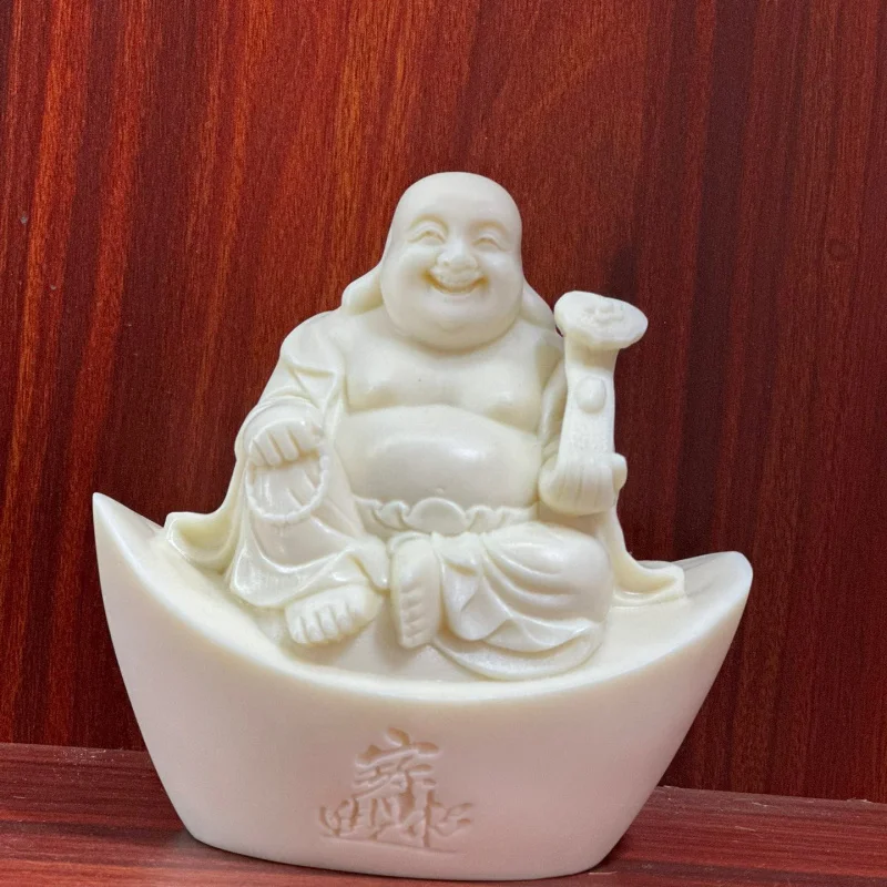 Sitting Ingot Maitreya Modeling Crafts Men and Women Same Style Crafts Casual All-Matching Fashion Wooden Table Decoration Live