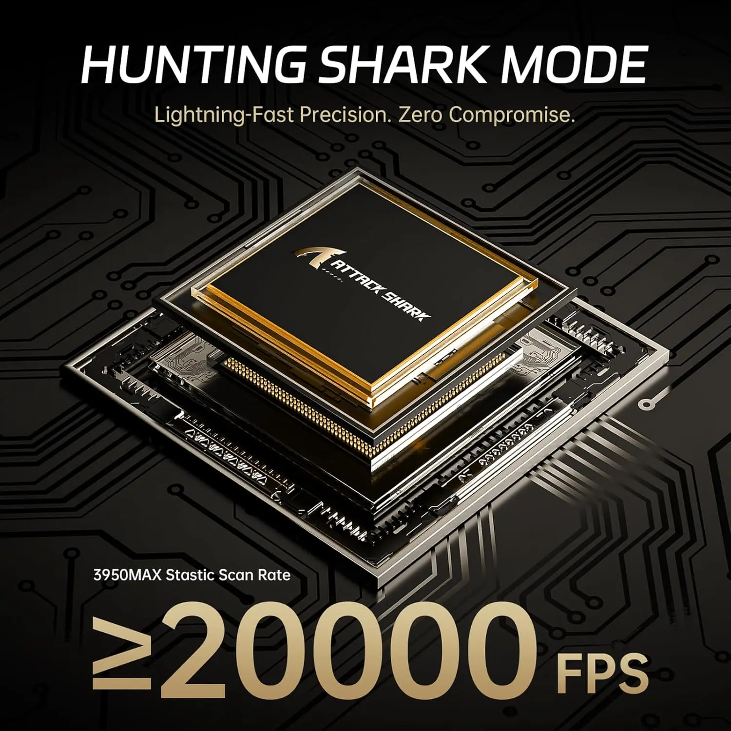 어택 샤크 R11 울트라 49g 카본 파이버 8000Hz 무선 게이밍 마우스, 42000 DPI, 20000 FPS, PAW3950MAX, 노르딕 52840 칩