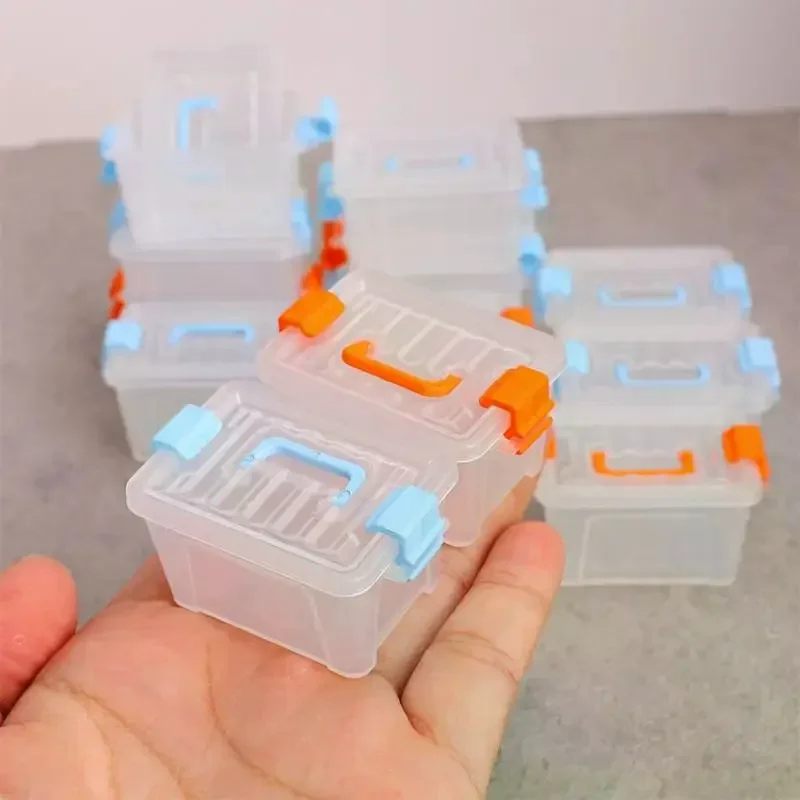 5 Stuks Poppenhuis Mini Opbergdoos Clear Toolbox Model Poppenhuis Thuis Woondecoratie Poppenhuis Micro Scène Decor Props