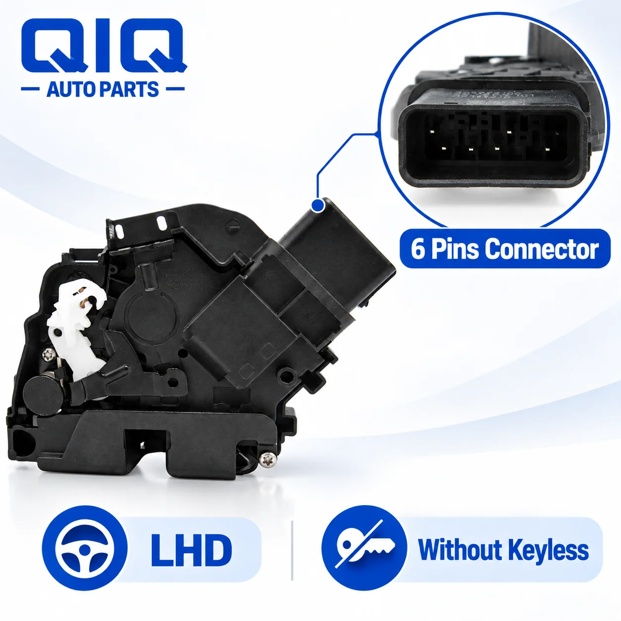 Front Door Lock Actuator Left Right Selectable LHD Without Keyless For Volvo S40 V50 C30 C70 S80 V70 XC60 XC70 31253657 31253658