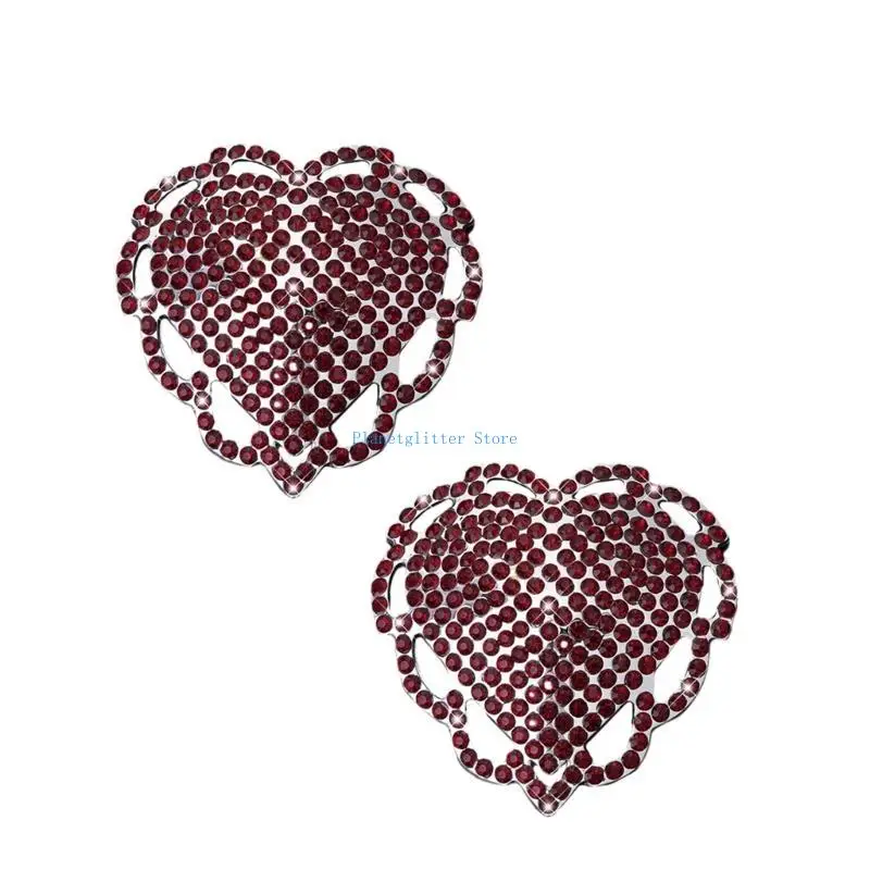 652B حلم صدرية لاصق يغطي الثدي القابل لإعادة الاستخدام يغطي صدر القلب من أحجار القلب #5