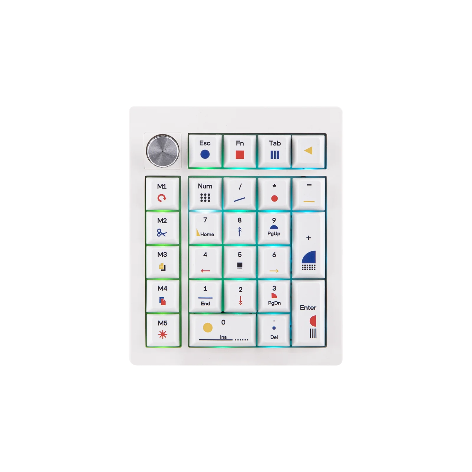 EPOMAKER TH26 20% Hot-Swap Wired/BT/2.4Ghz Wireless Creamy Mechanical Macro Numpad with RGB & VIA/EPOMAKER Hub Customization