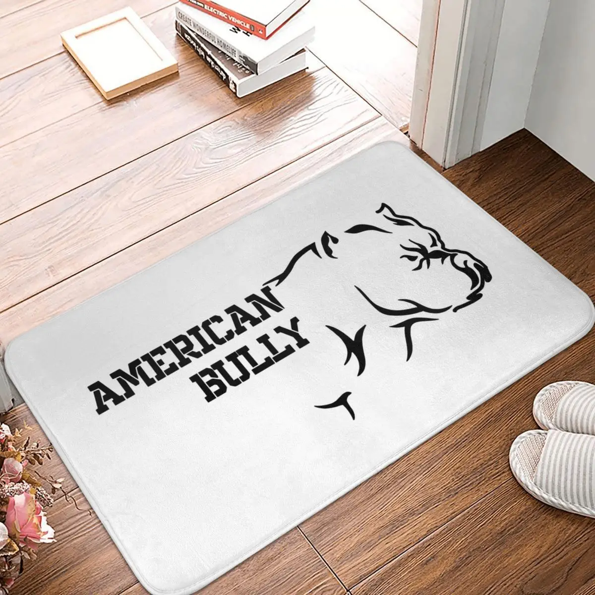 American Bully Line Dog Doge Bedroom Mat Rug Home Doormat Living Room Carpet Decoration