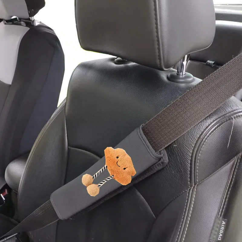Car Styling Seat Belt Cover Shoulder Strap Harness Cushion Cartoon Cloud Car Seatbelt Shoulder Pad Protector Auto Neck Support