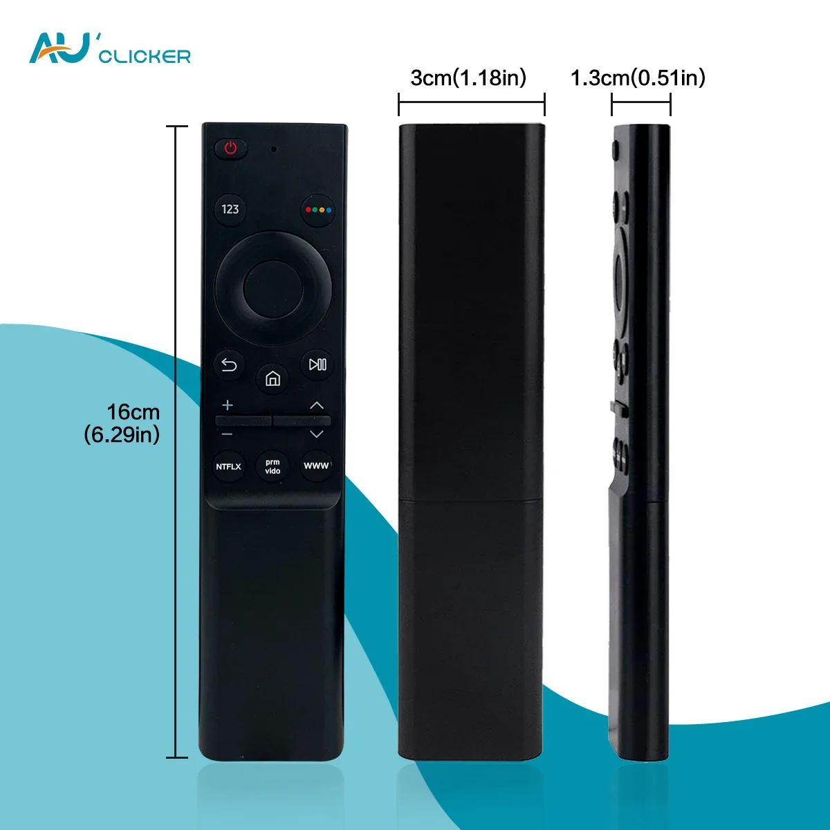 New BN59-01358D Remote Replacement for Samsung TV UE55AU7100U UE65AU7100U UE50AU7100U UE58AU7570U UE55AU7140U UE65AU7170U