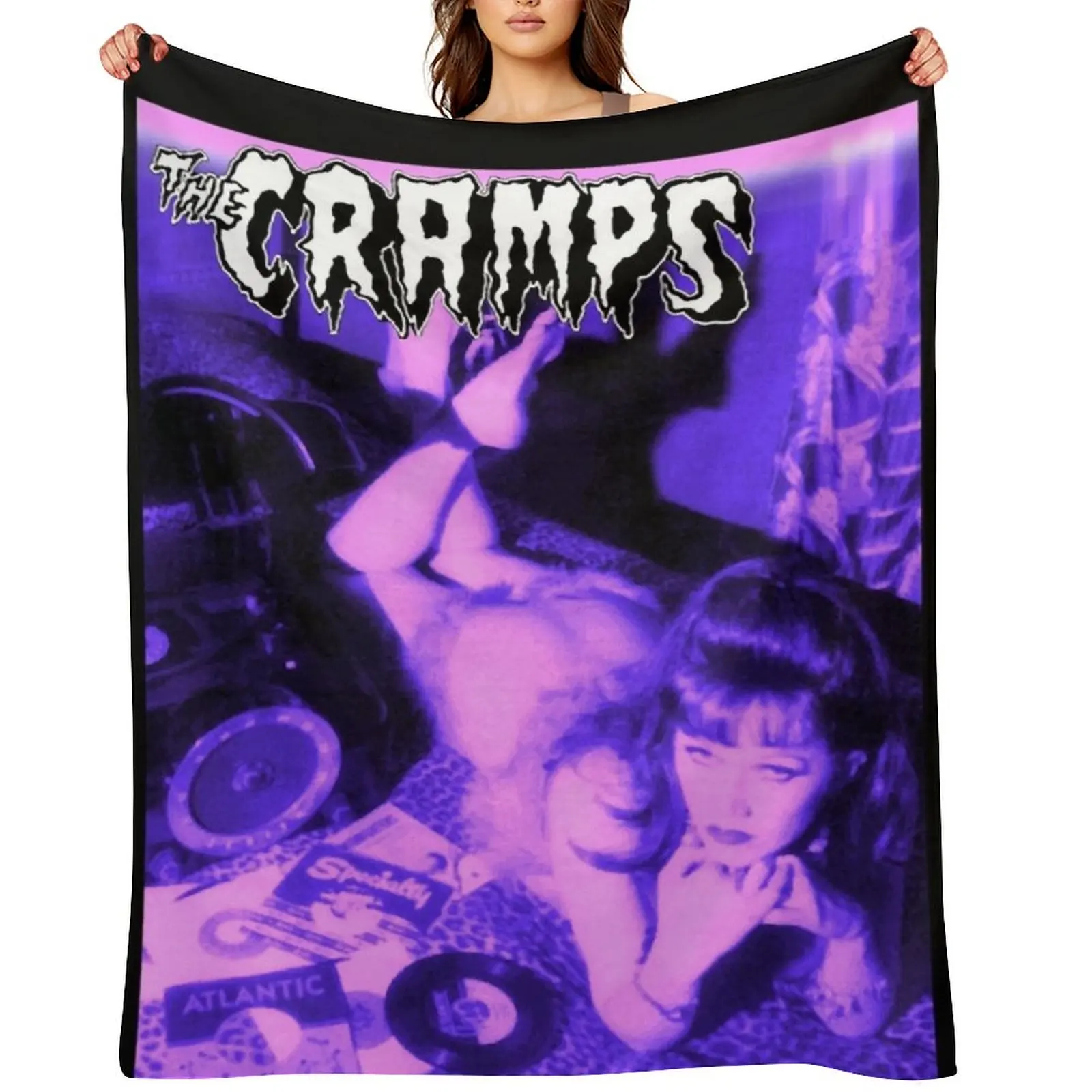 Cramps 6 Essential T-Shirt Throw Blanket Furry Luxury St Travel Camping Blankets