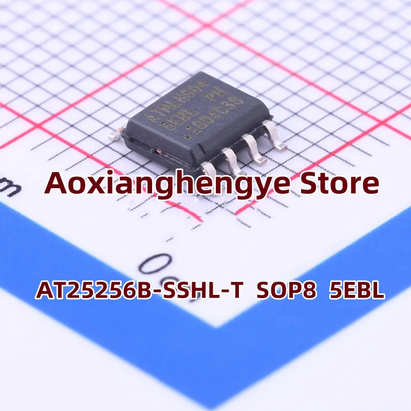 5PCS AT25256B-SSHL-T SOP8 AT25256B Marking:5EBL Serial Peripheral Interface (SPI) Compatible